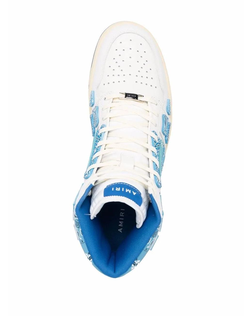 Amiri Blue Skel High-Top Sneakers for men