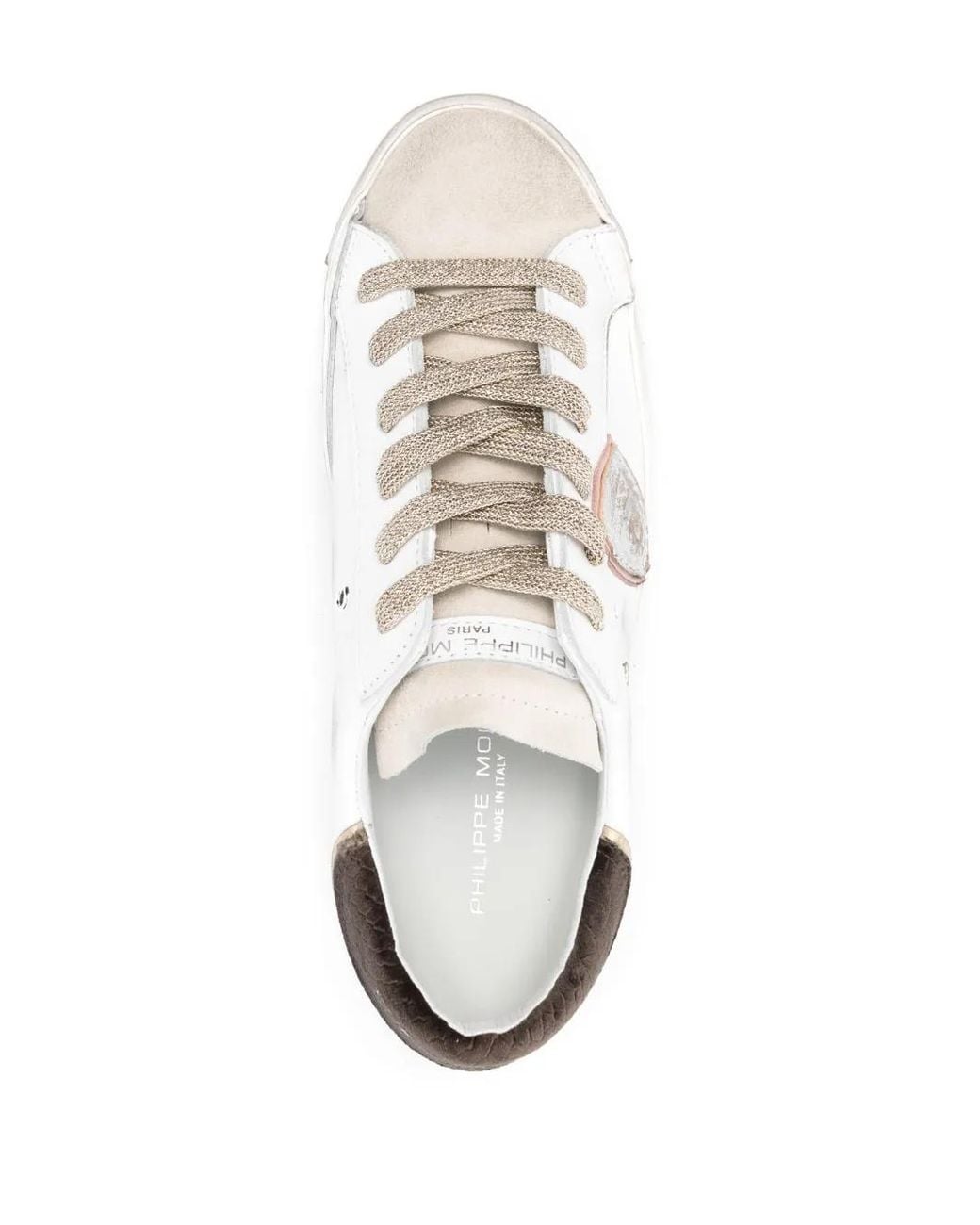 Philippe Model White Flat Shoes