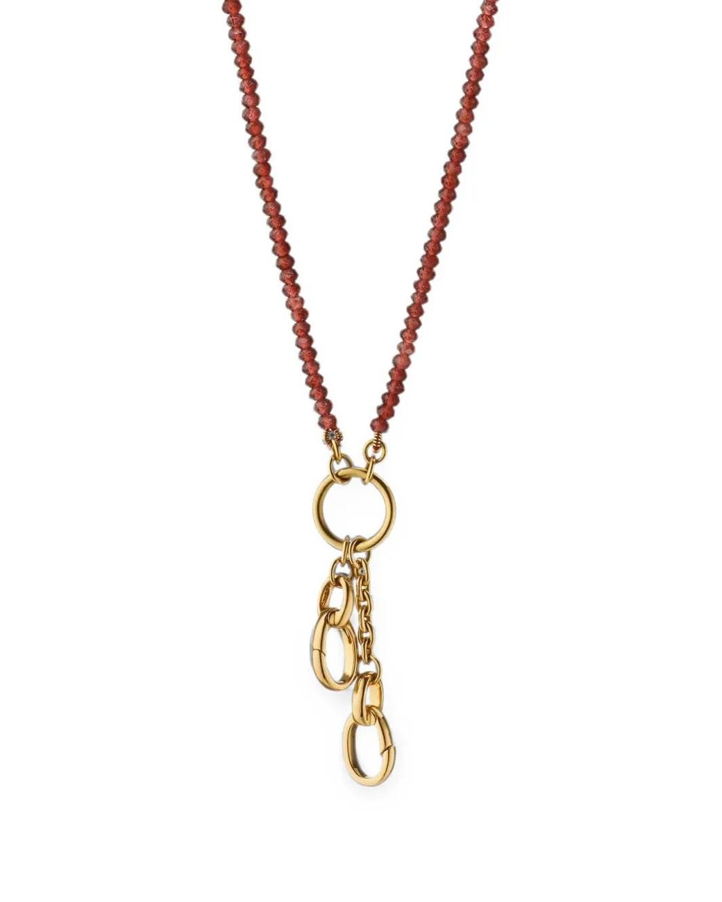 Monica Rich Kosann Metallic Collier Design Your Own En Grenat