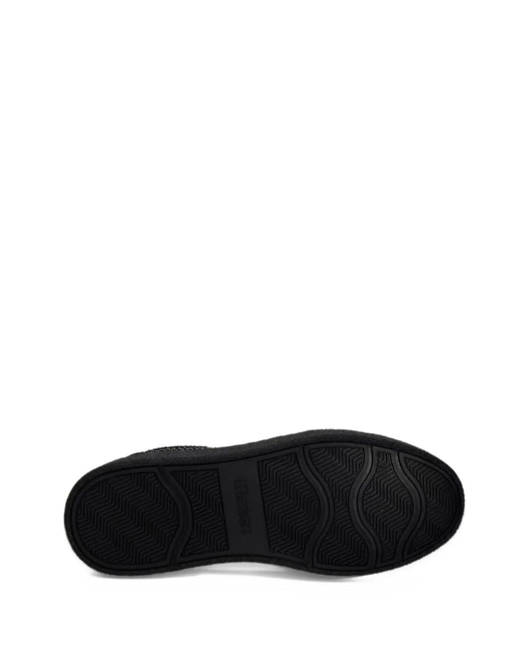Blauer Black Aurora Crystal-Embellished Logo-Patch Sneakers