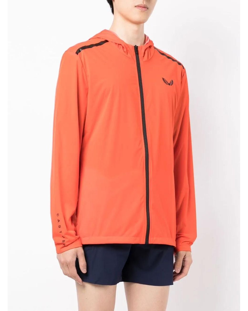 Castore Orange Veste À Logo Imprimé for men