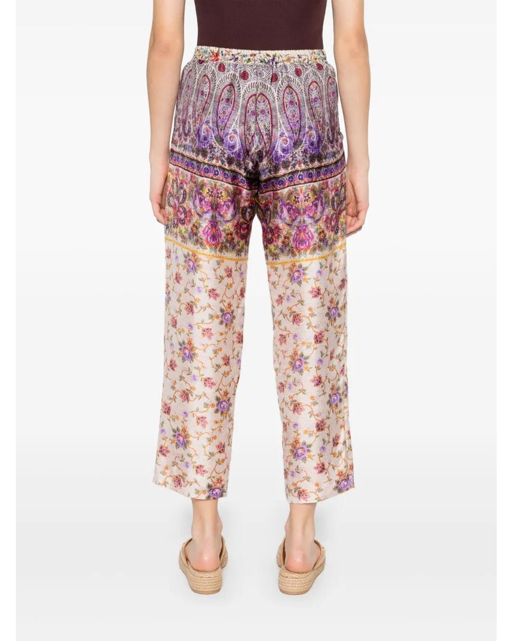 Pierre Louis Mascia Purple Aloe Tapered Trousers