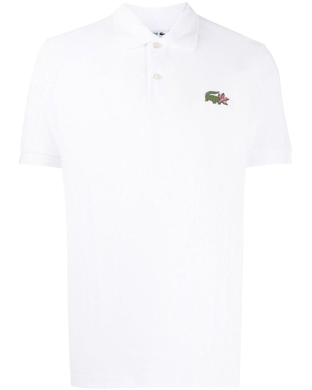 Lacoste Stranger Things-appliqué Polo Shirt in White for Men | Lyst Canada