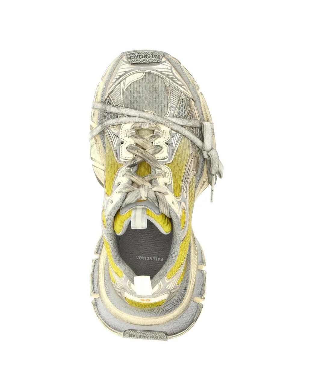 Balenciaga White 3Xl Mesh Sneakers for men
