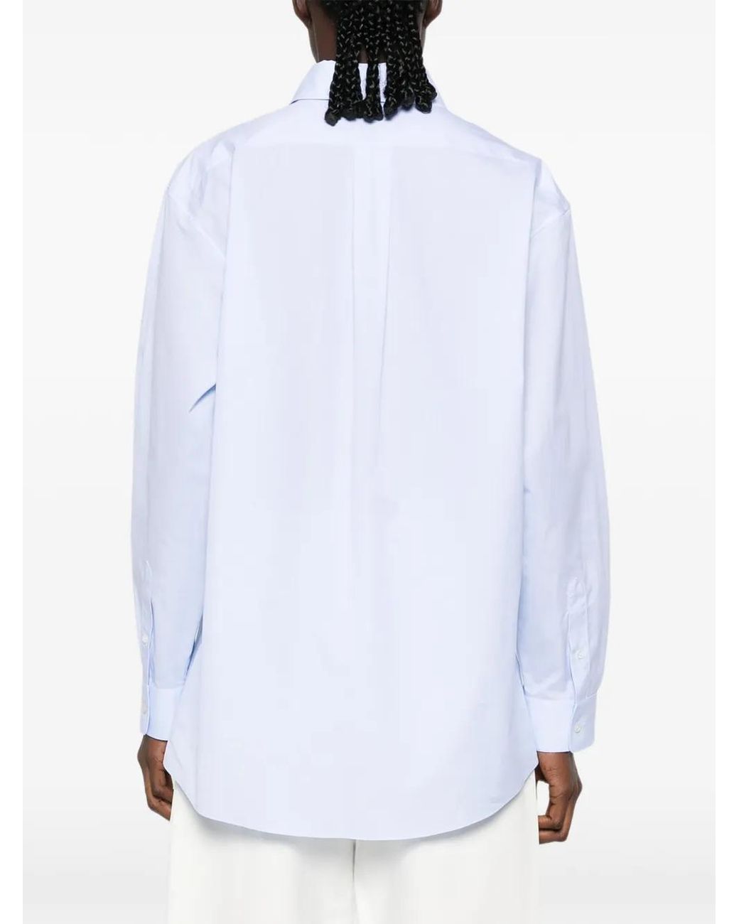 The Row White Elva Shirt