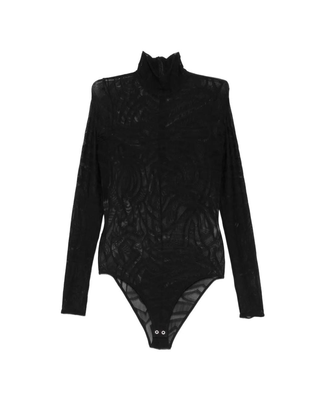 Emilio Pucci Black Iride-Print Blouse