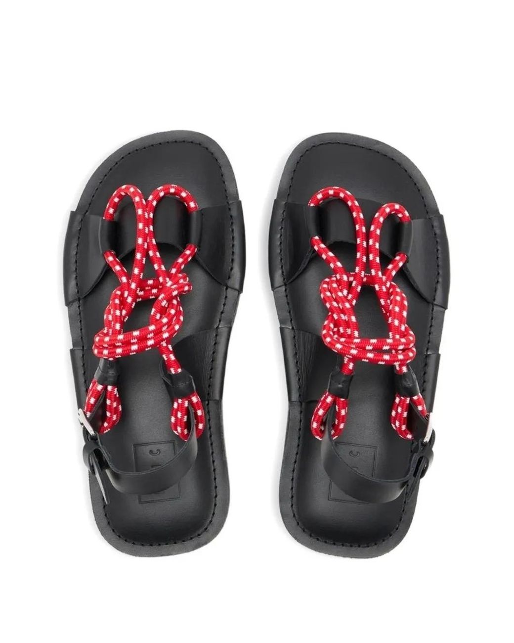 Plan C White Sandalen Mit Flechtdetails
