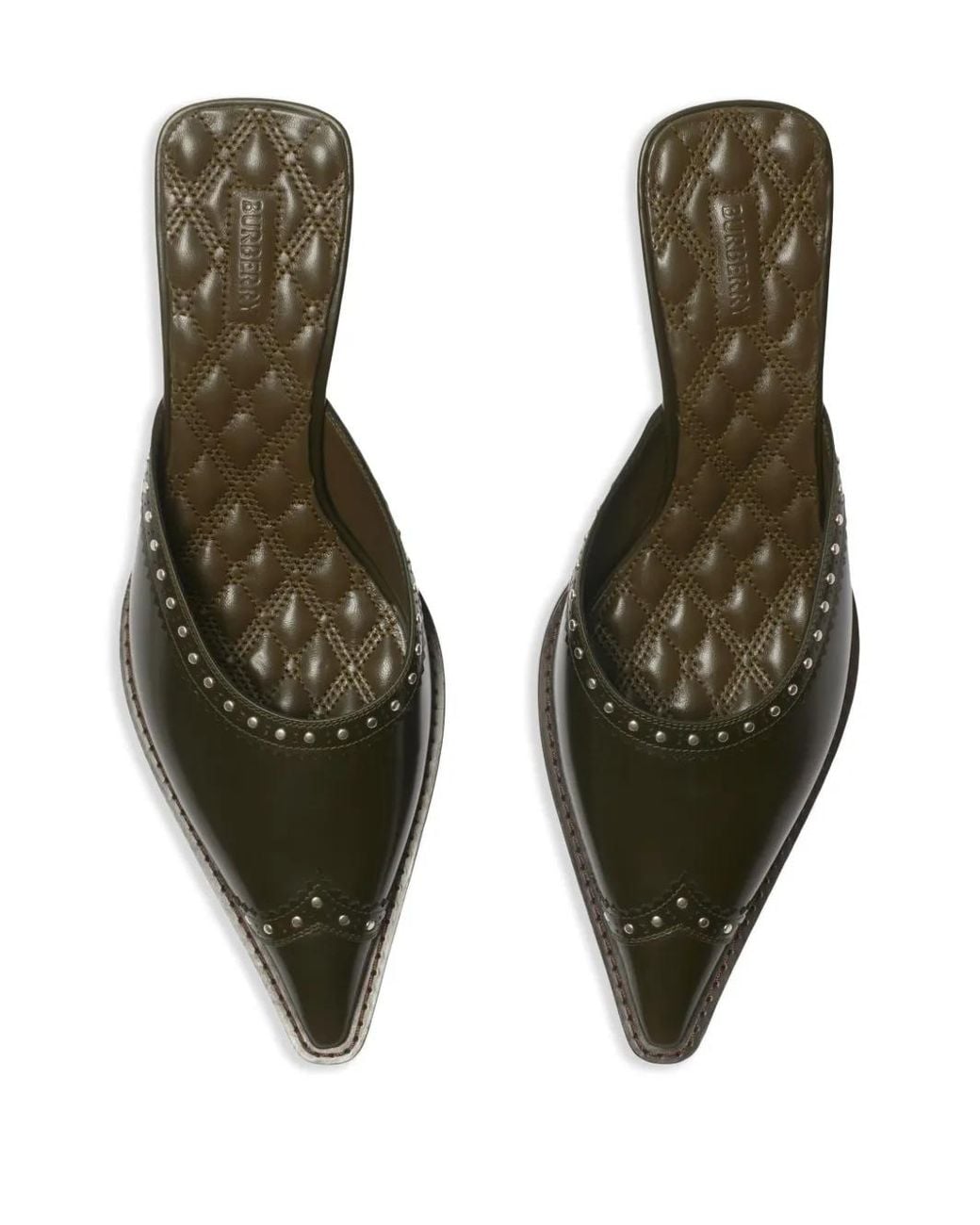 Burberry Brown 55Mm Bird Mules