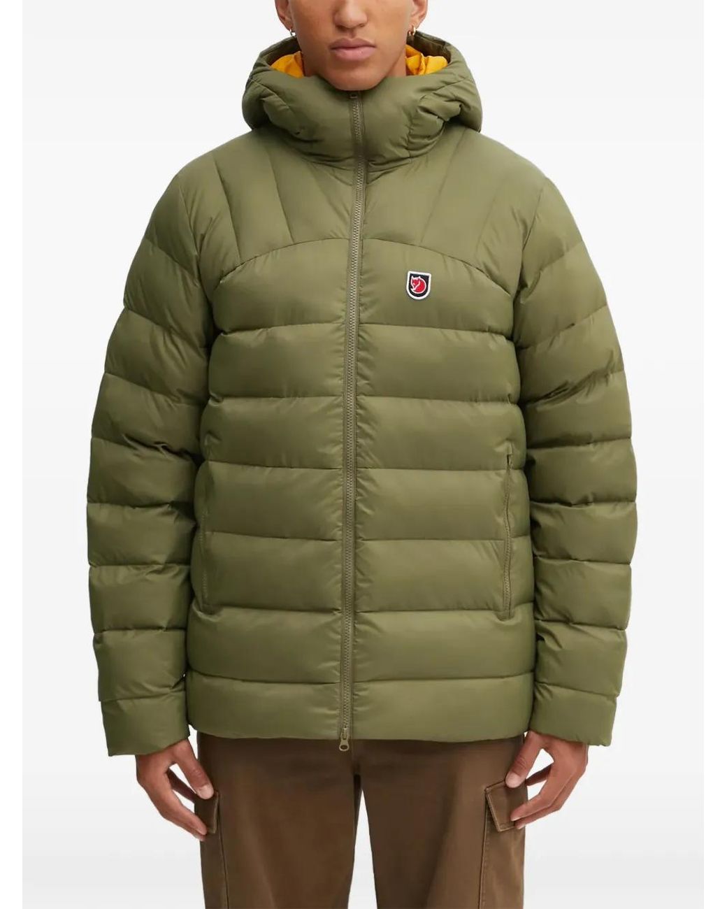 Fjallraven Green Expedition Hooded-Padded Jacket for men
