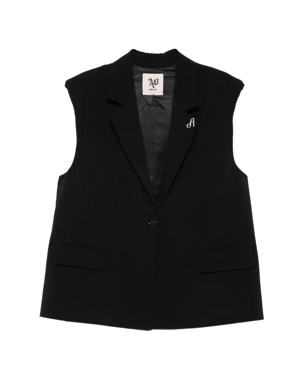 Chaleco De Vestir Bella Aniye By de color Black