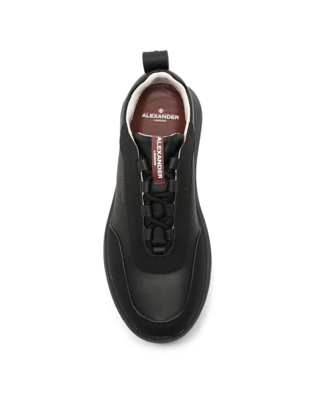 Alexander Smith Black Chunky-Sole Leather Sneakers for men