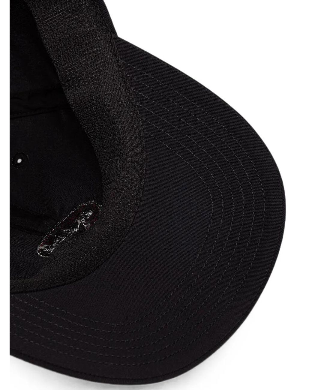 Undercover Black Embroidered-Patch Baseball Cap for men