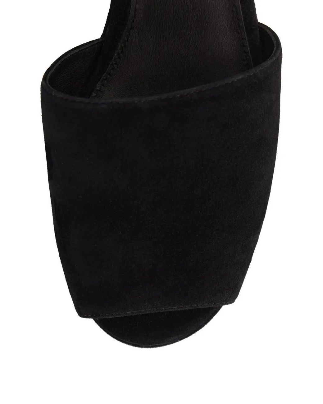 12 STOREEZ Black Fonda Platform Sandals