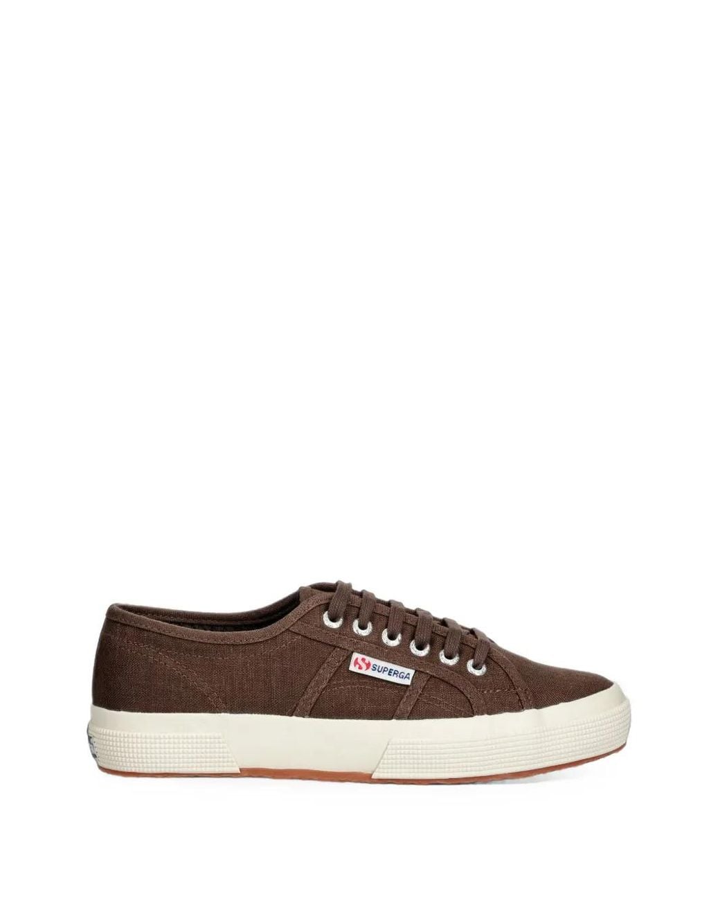 Superga Brown 2750 Lace-Up Sneakers