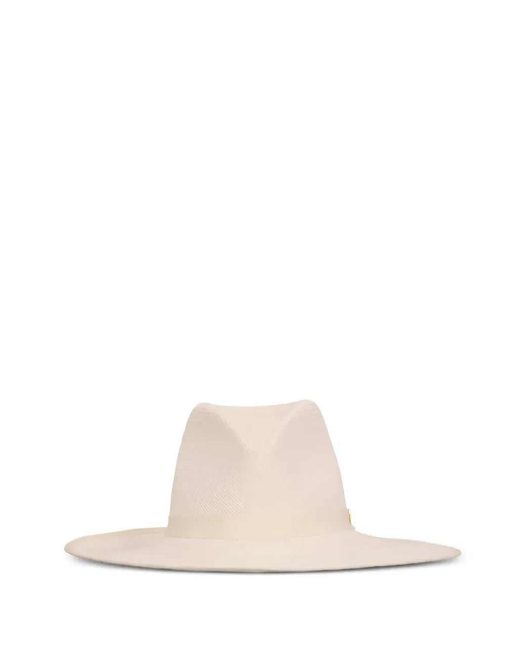 Max Mara White Ribbon-Detail Hat