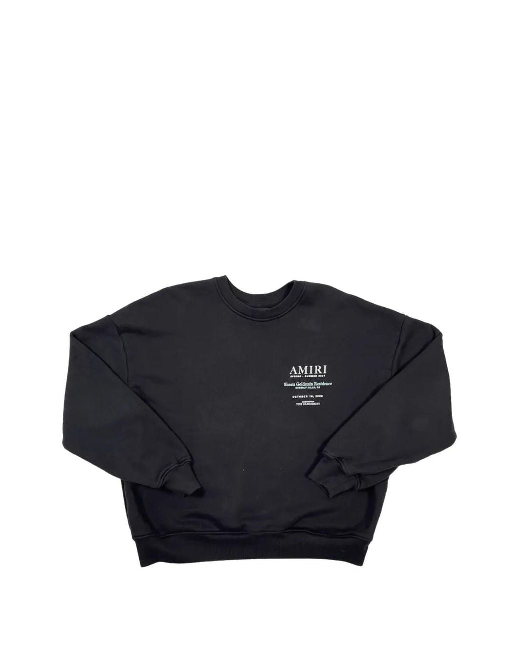 Amiri Blue Goldstein Residence Printed Sweater for men