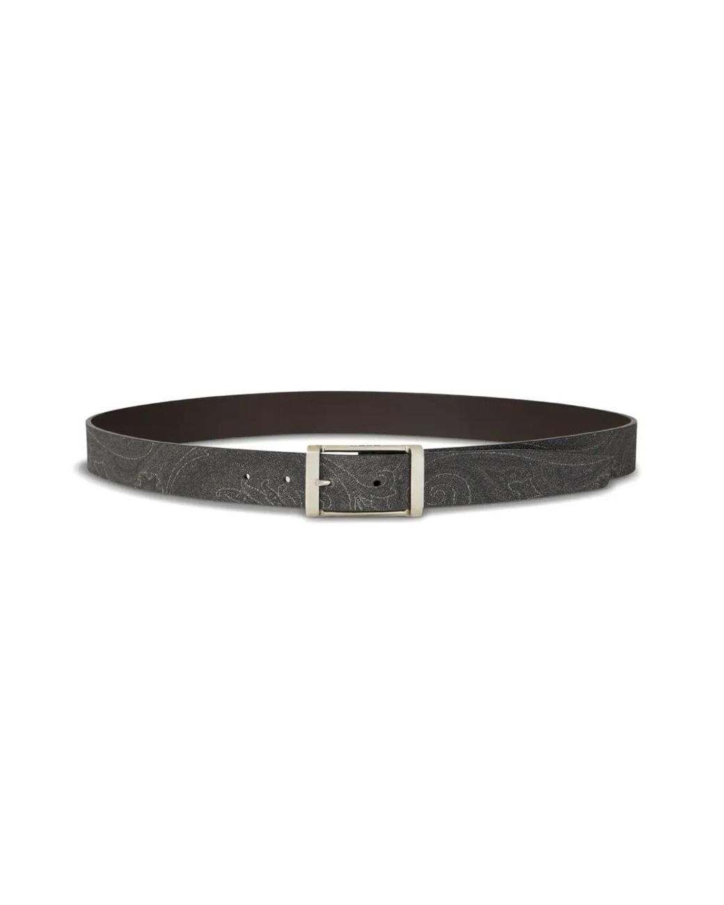 Etro Brown Reversible Leather Belt for men