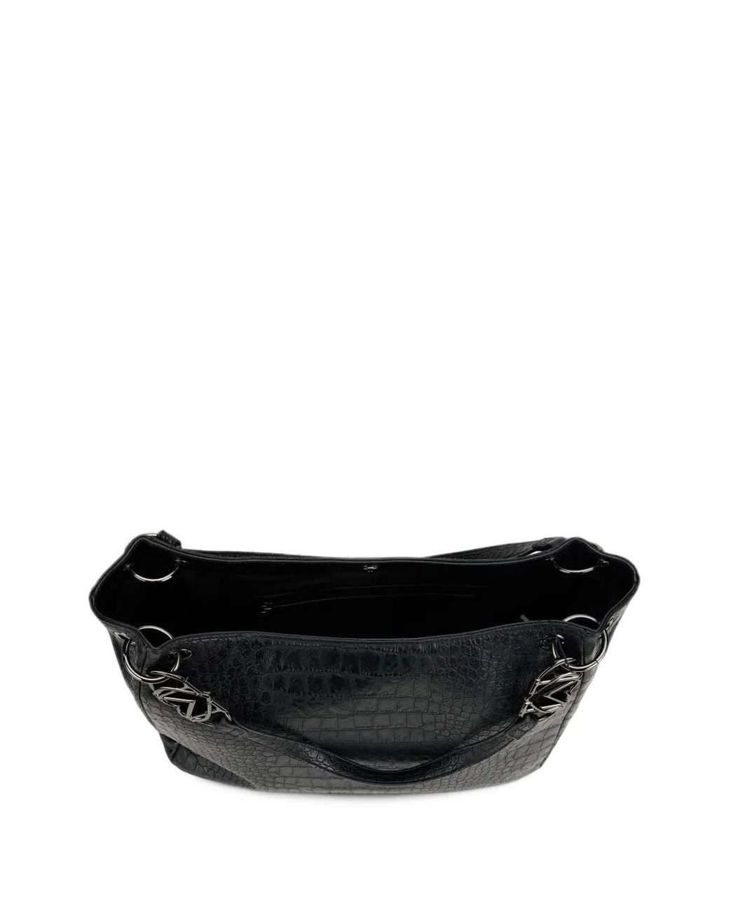 Love Moschino Black Logo-Plaque Tote Bag
