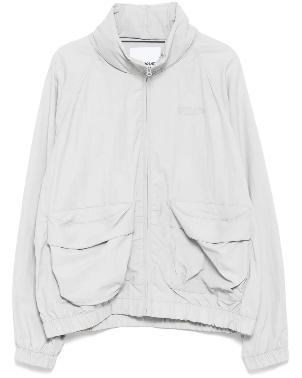 Chocoolate White Logo-Print Jacket