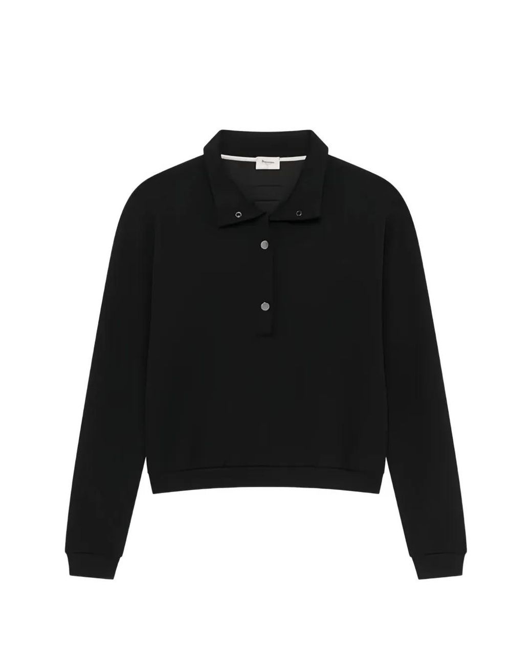 Repetto Black Ultra Soft Scuba Button Performance Top