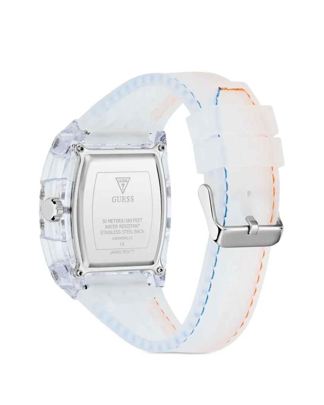 Guess White Pride Limited Edition Clear Analog Watch for men