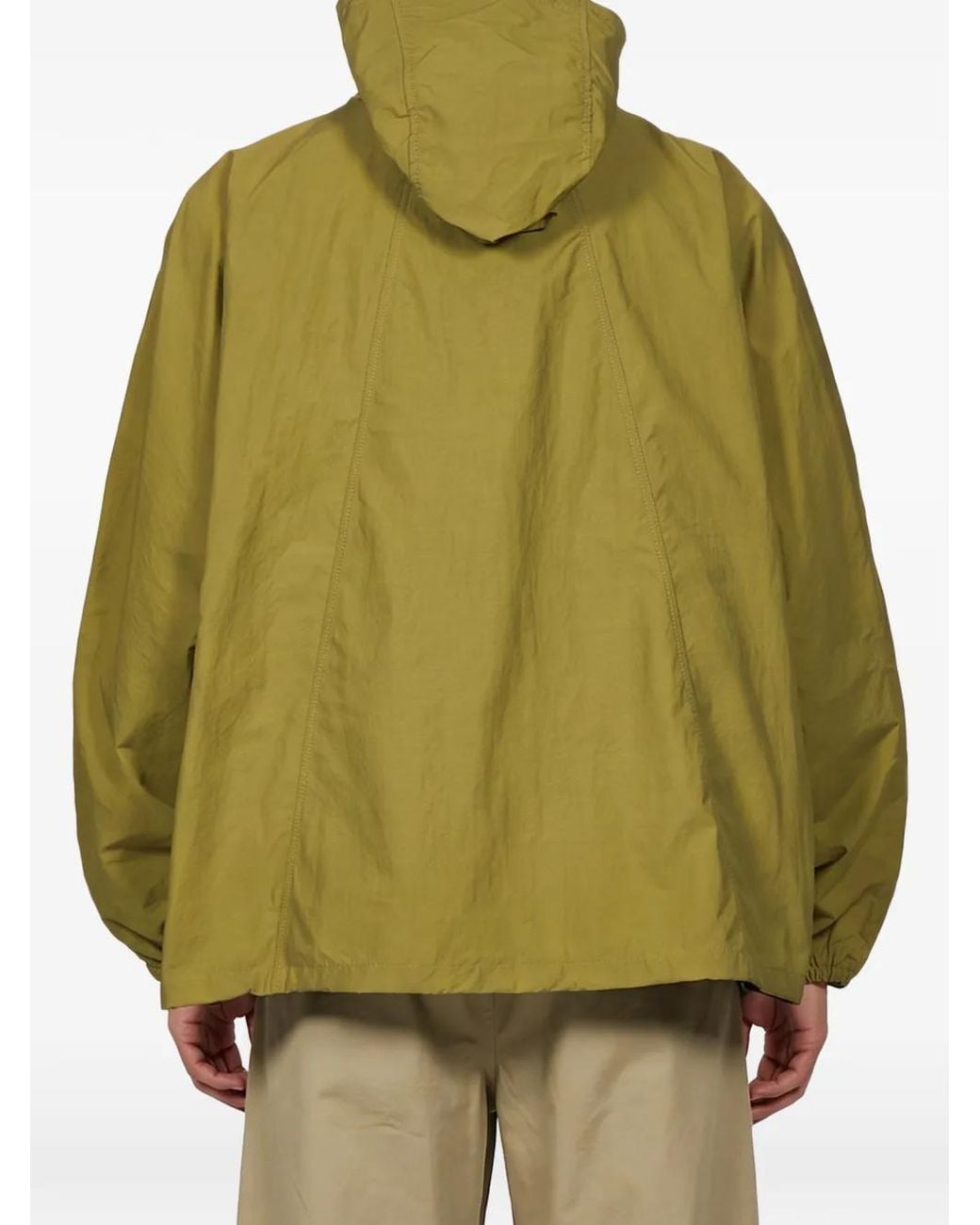 YMC Green Hooded Button-Up Jacket for men