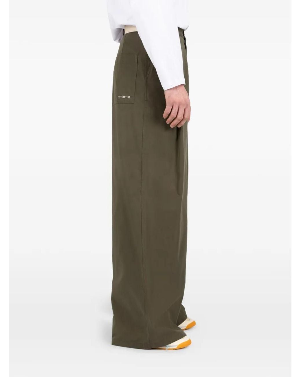 Societe Anonyme Green Pleated Trousers
