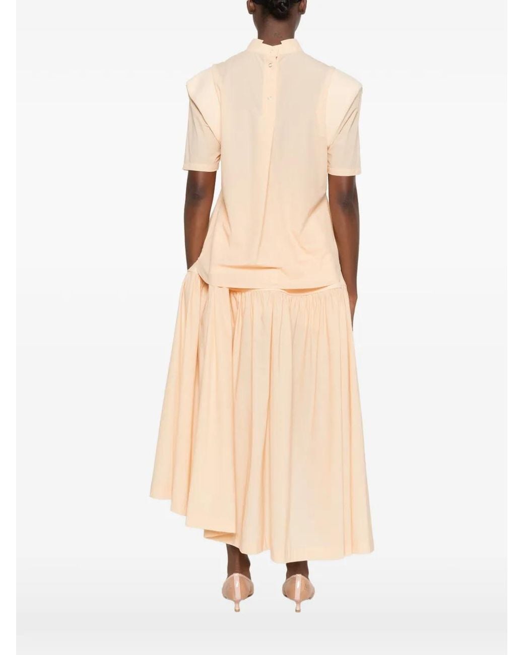 Homme Plissé Issey Miyake Natural Panelled High-Neck Top