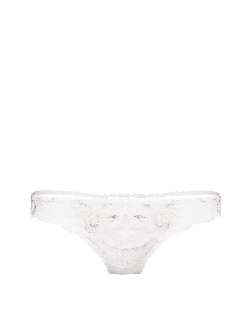 Aubade White Encre De Chine Lace Briefs