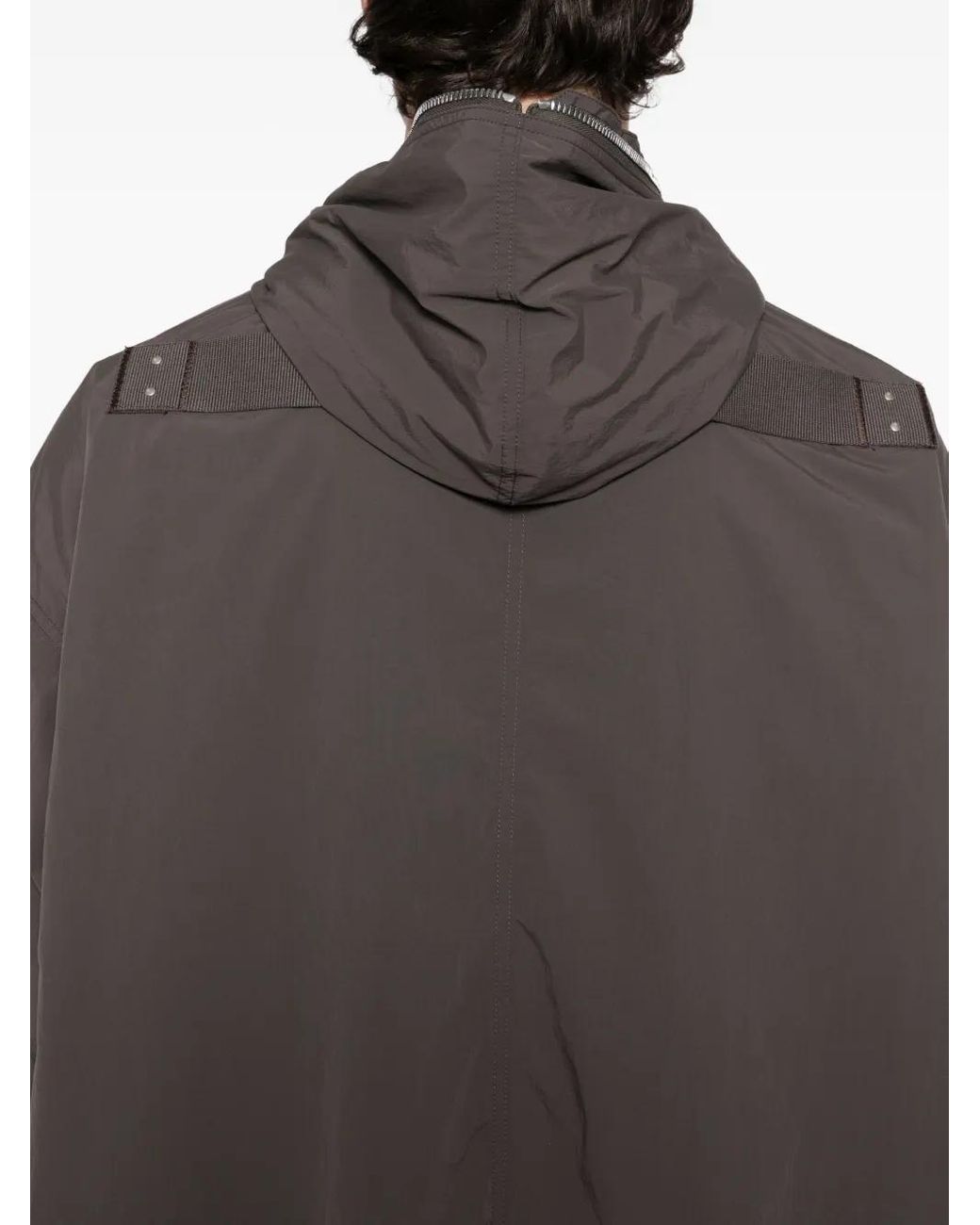 Abrigo Gimp Mac Rick Owens de hombre de color Gray