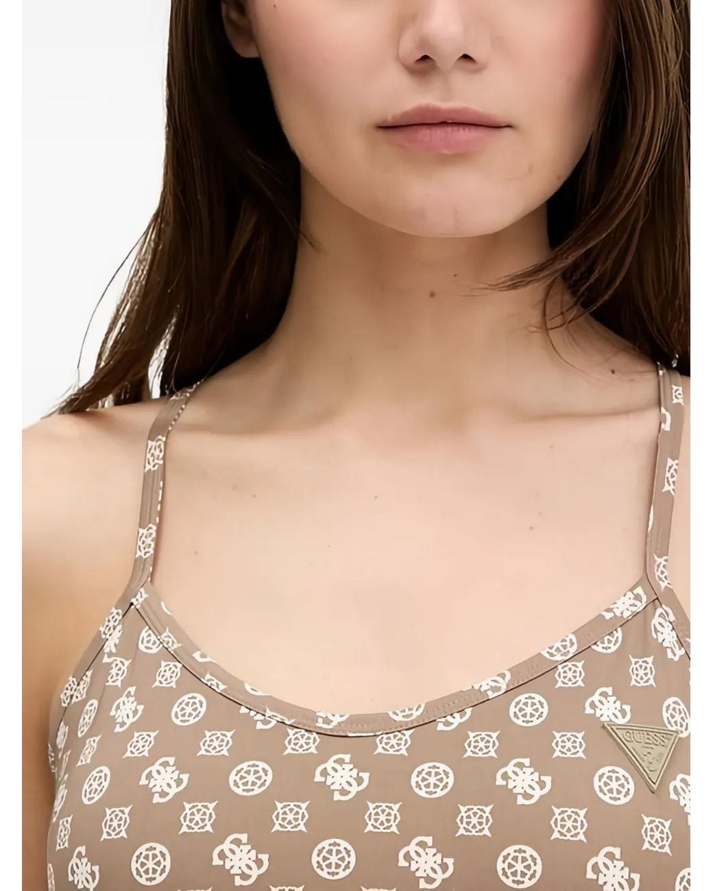 Guess Natural Patterned Tank Top