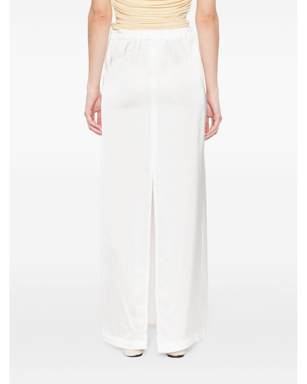 Duchess satin maxi clearance skirt
