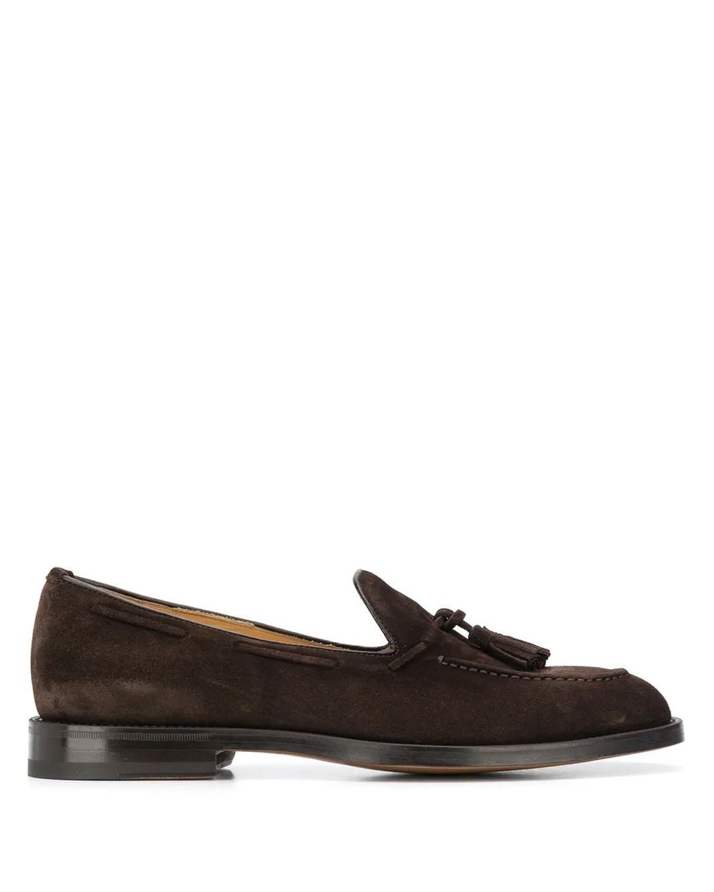 Scarosso Brown William Suede Loafers for men
