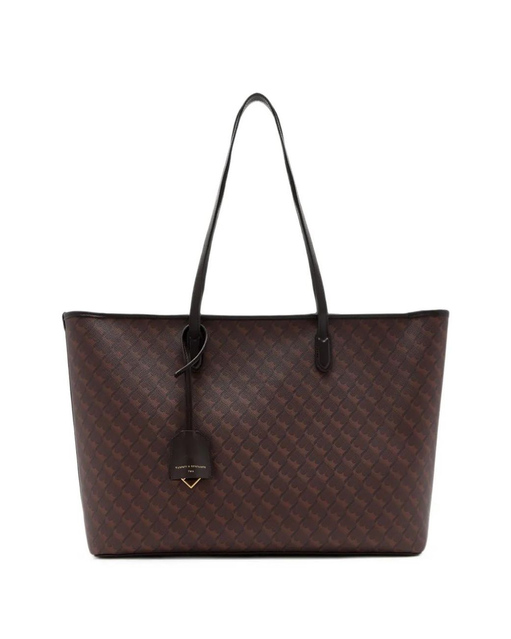 Tammy & Benjamin Brown Gm Shopper Monogram Tote Bag