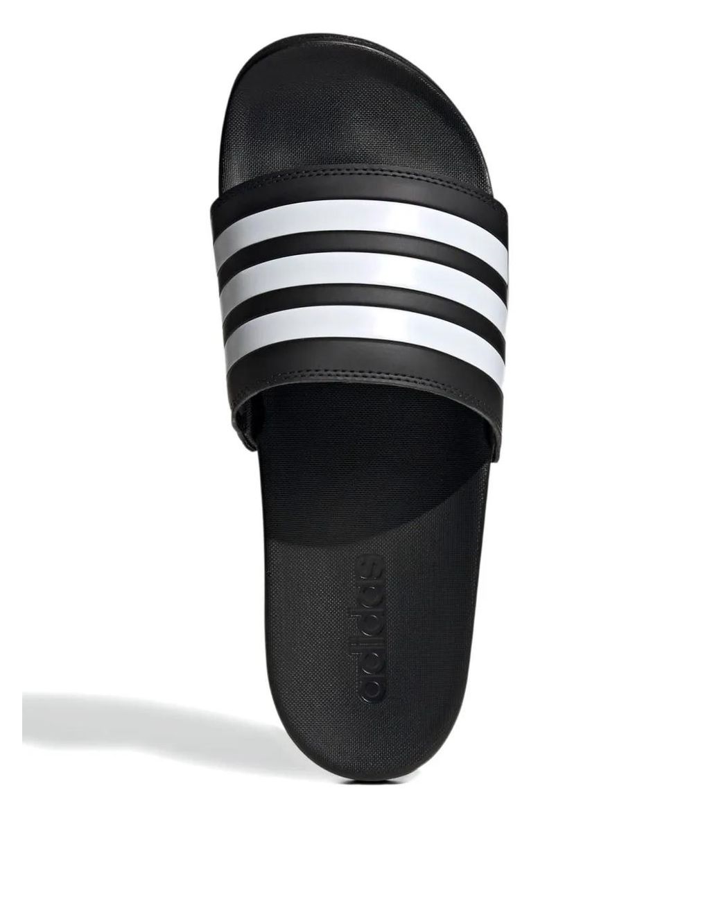 Adidas Black Adilette Comfort Slides for men
