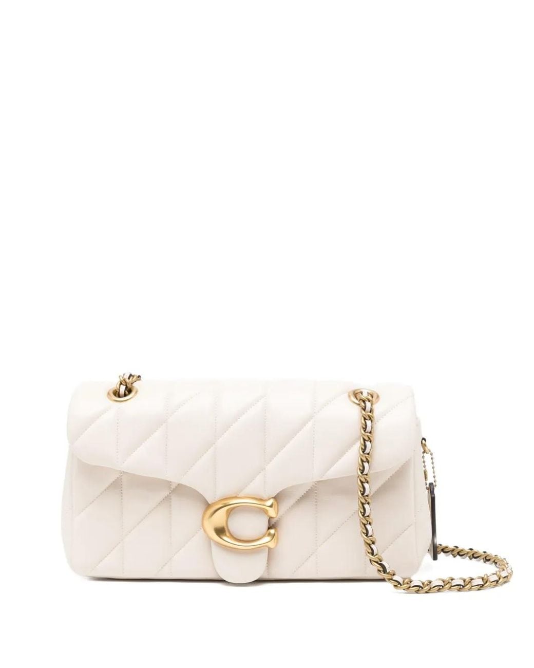COACH Natural Tabby 26 Quilted Leather Shoulder Bag