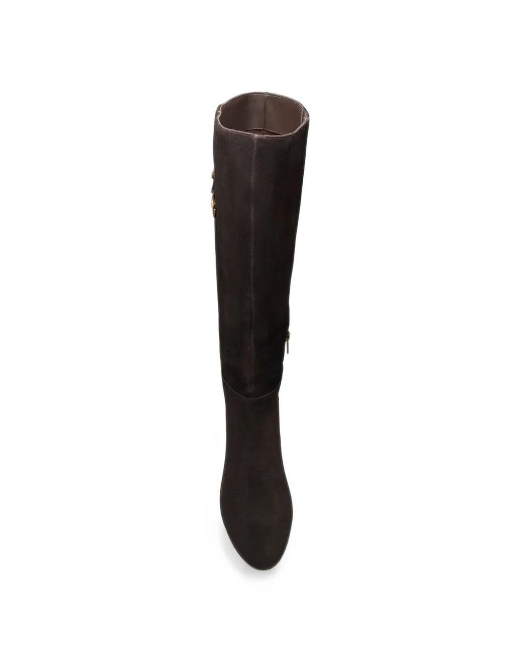 Guess Black Logo-Plaque Knee-High Boots
