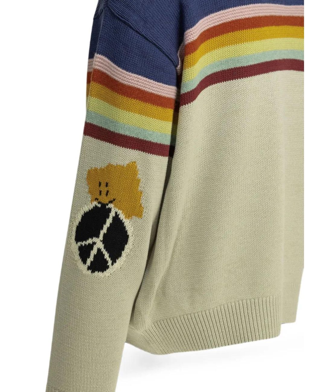 Pull Rayé Kapital pour homme en coloris Blue