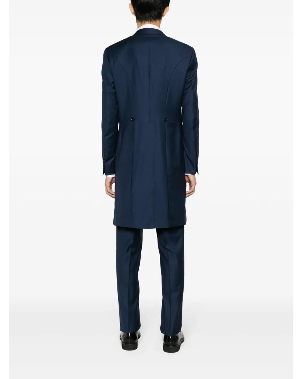 Traje Con Botones Canali de hombre de color Blue