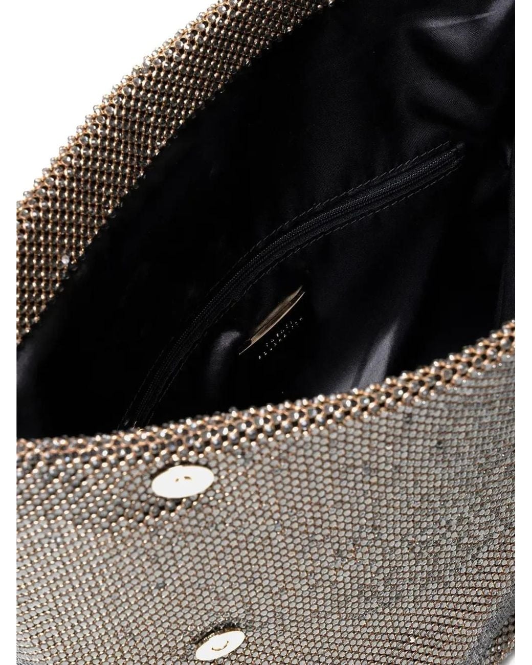 Twentyfourhaitch Gray Dunham Pewter Maxi Clutch Bag