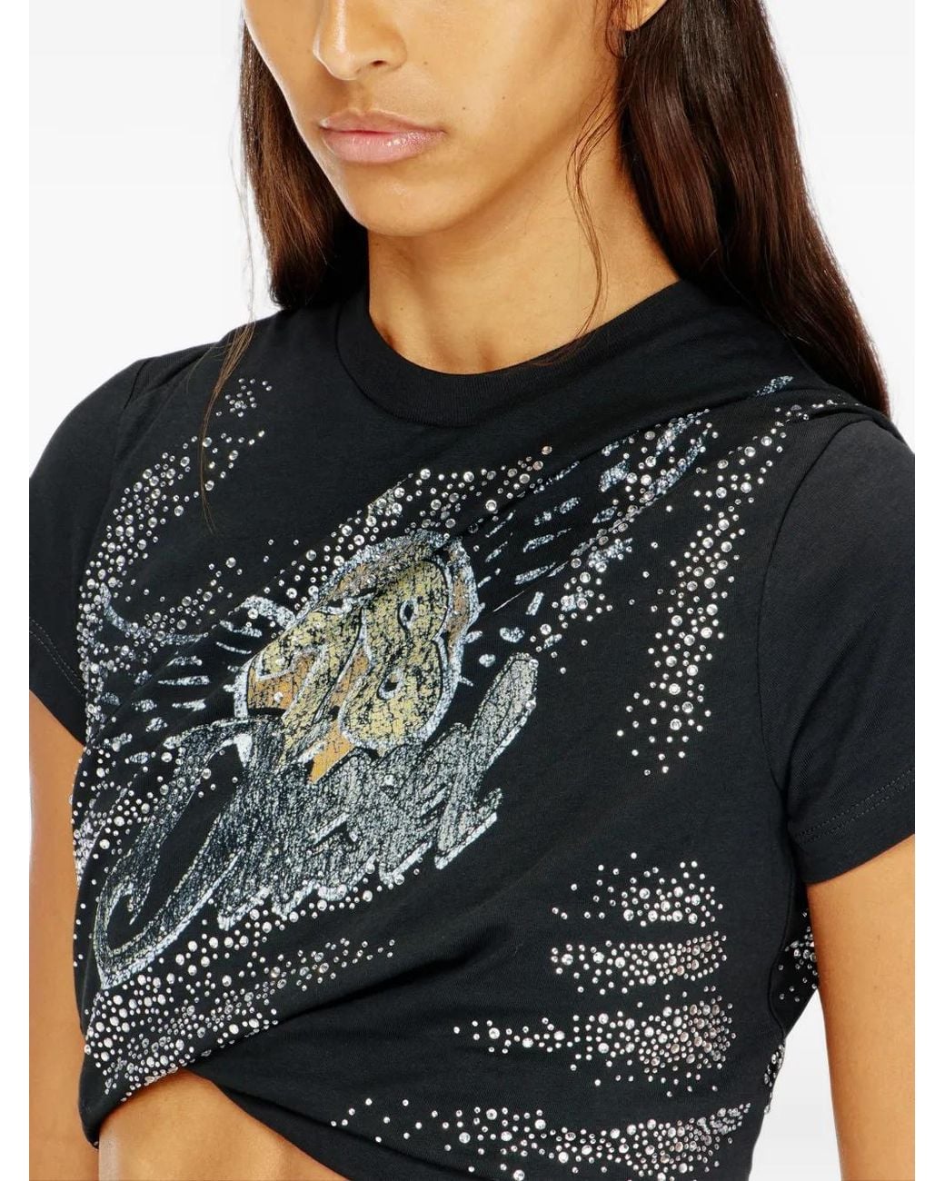 DIESEL Black Rucked-Up T-Shirt