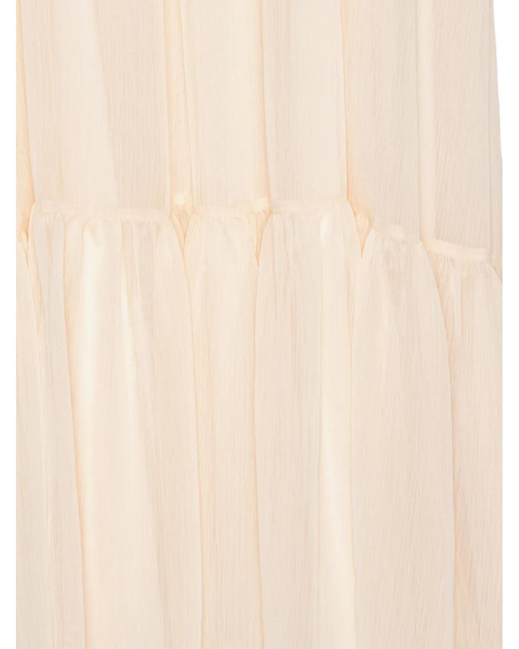 ROTATE BIRGER CHRISTENSEN White Chiffon A-Line Dress