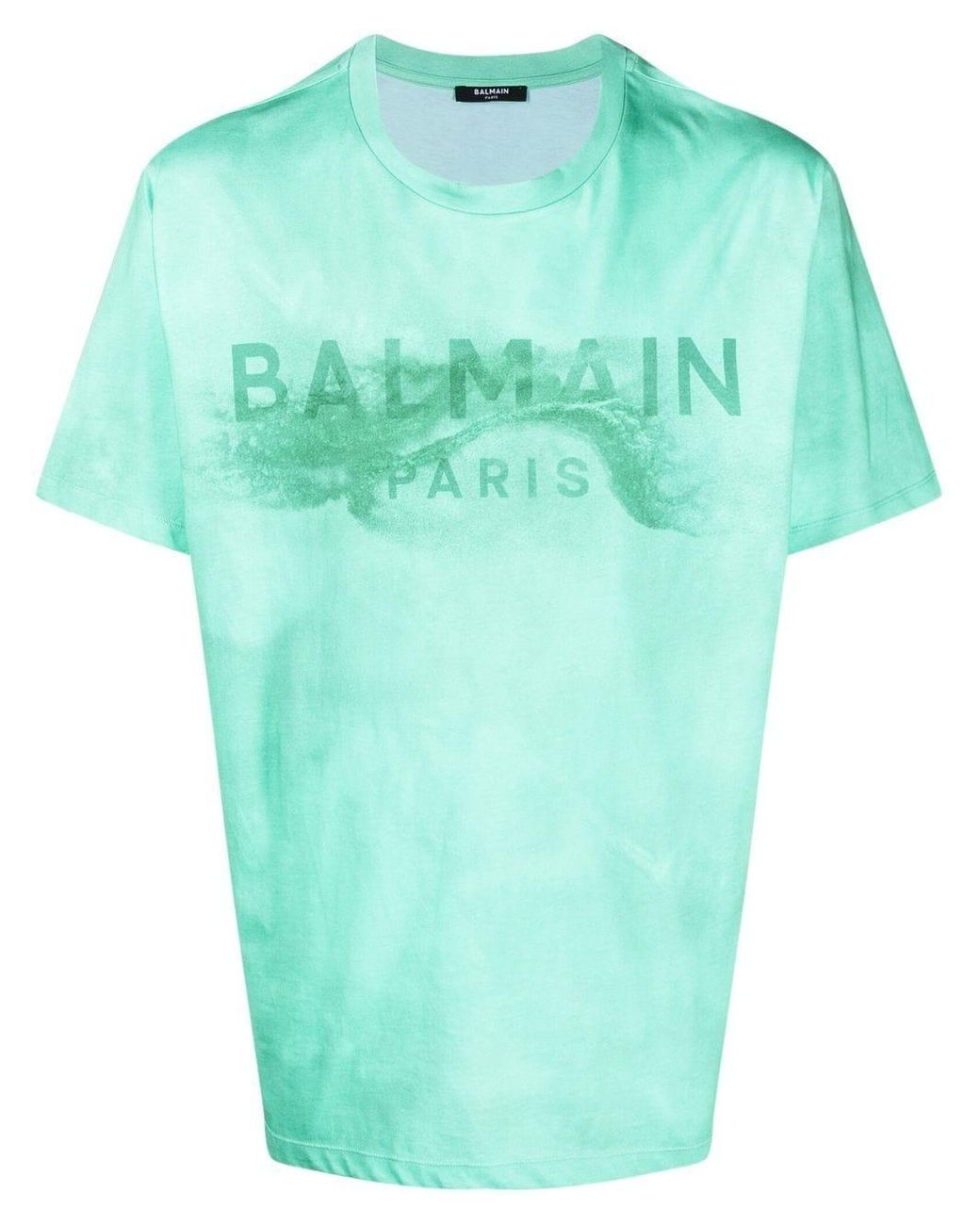 Gewend aan scherp Stationair Balmain T-shirt Met Logoprint in het Groen voor heren | Lyst NL