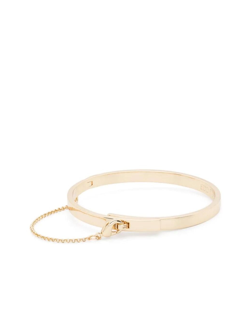 Eddie Borgo White Thin Safety Chain Bracelet