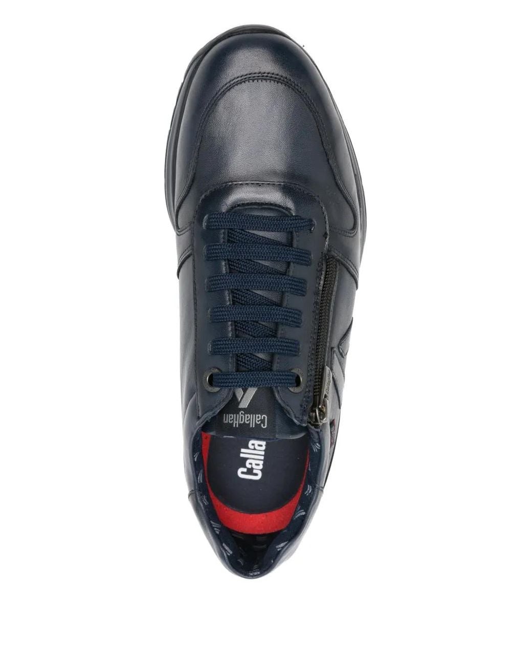 Callaghan Black Leather Sneakers for men