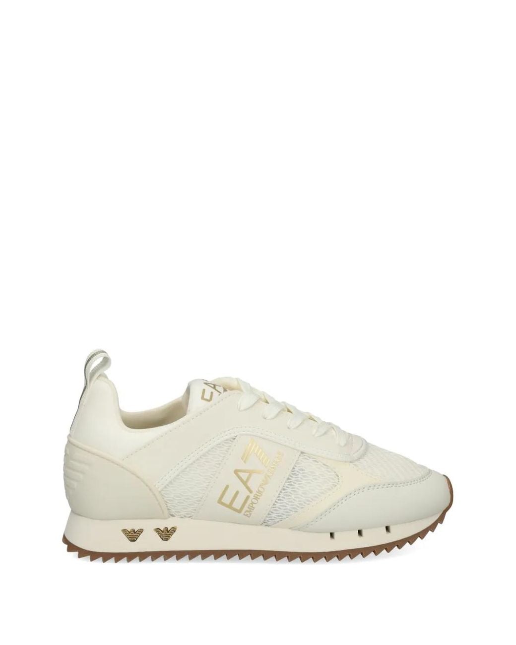 EA7 White Logo Sneakers