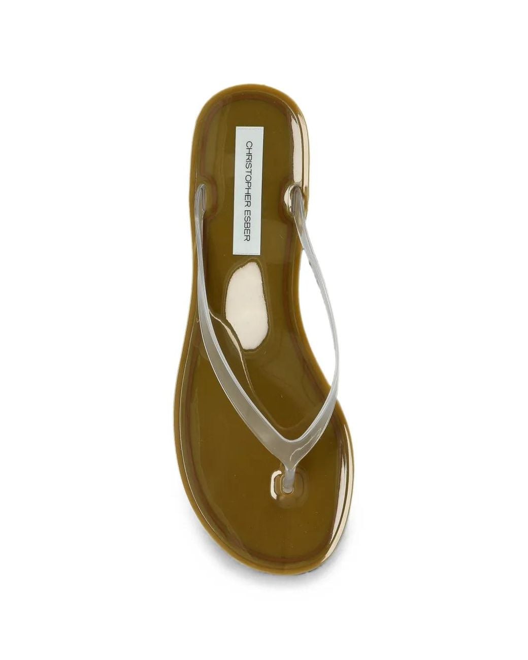 Christopher Esber White Jo Flip-Flops