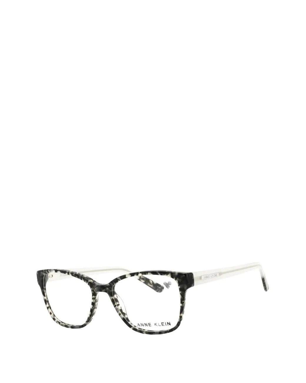 Anne Klein Black Ak5078 Rectangle-Frame Glasses