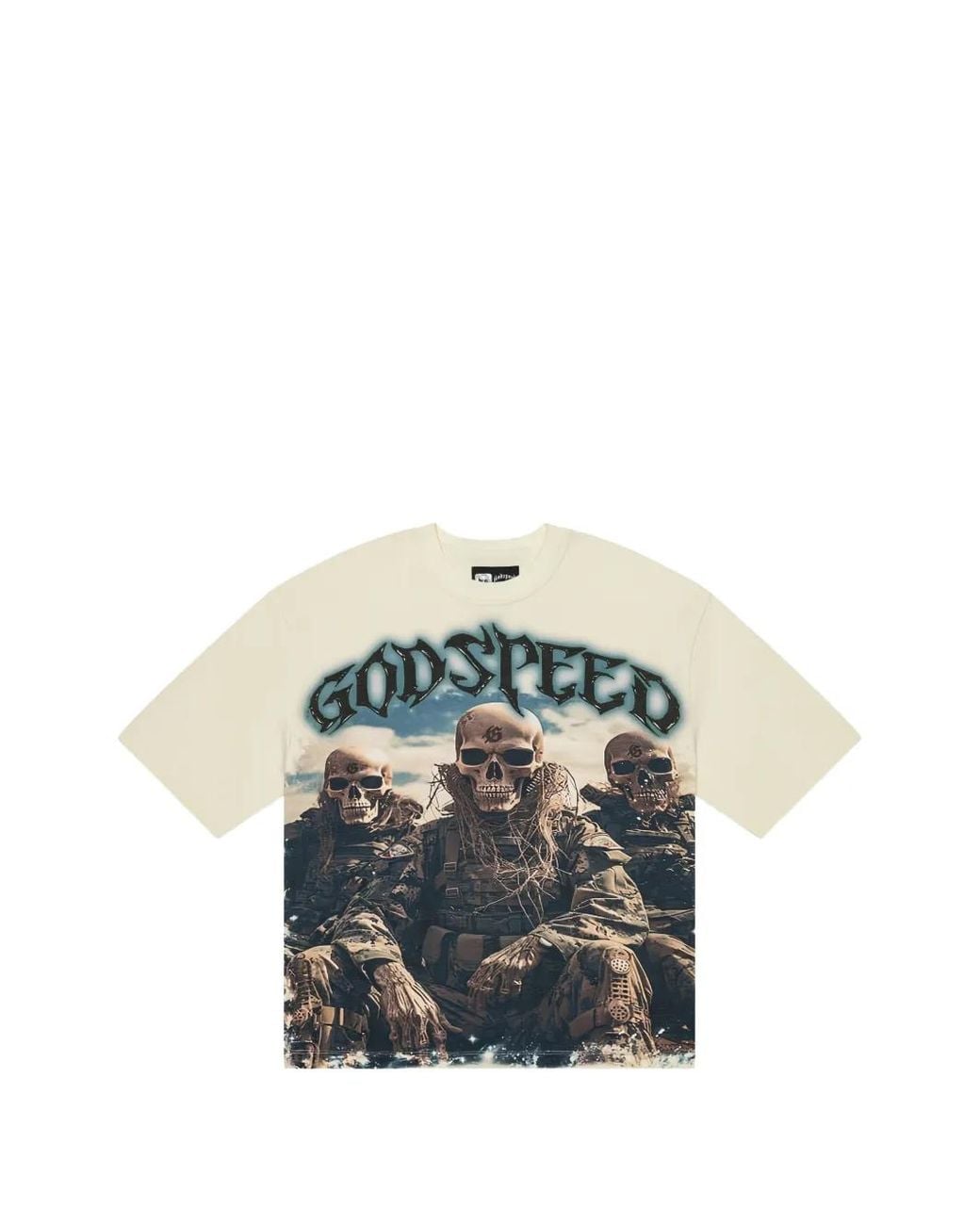 Godspeed Natural Squadron Graphic-Print T-Shirt for men