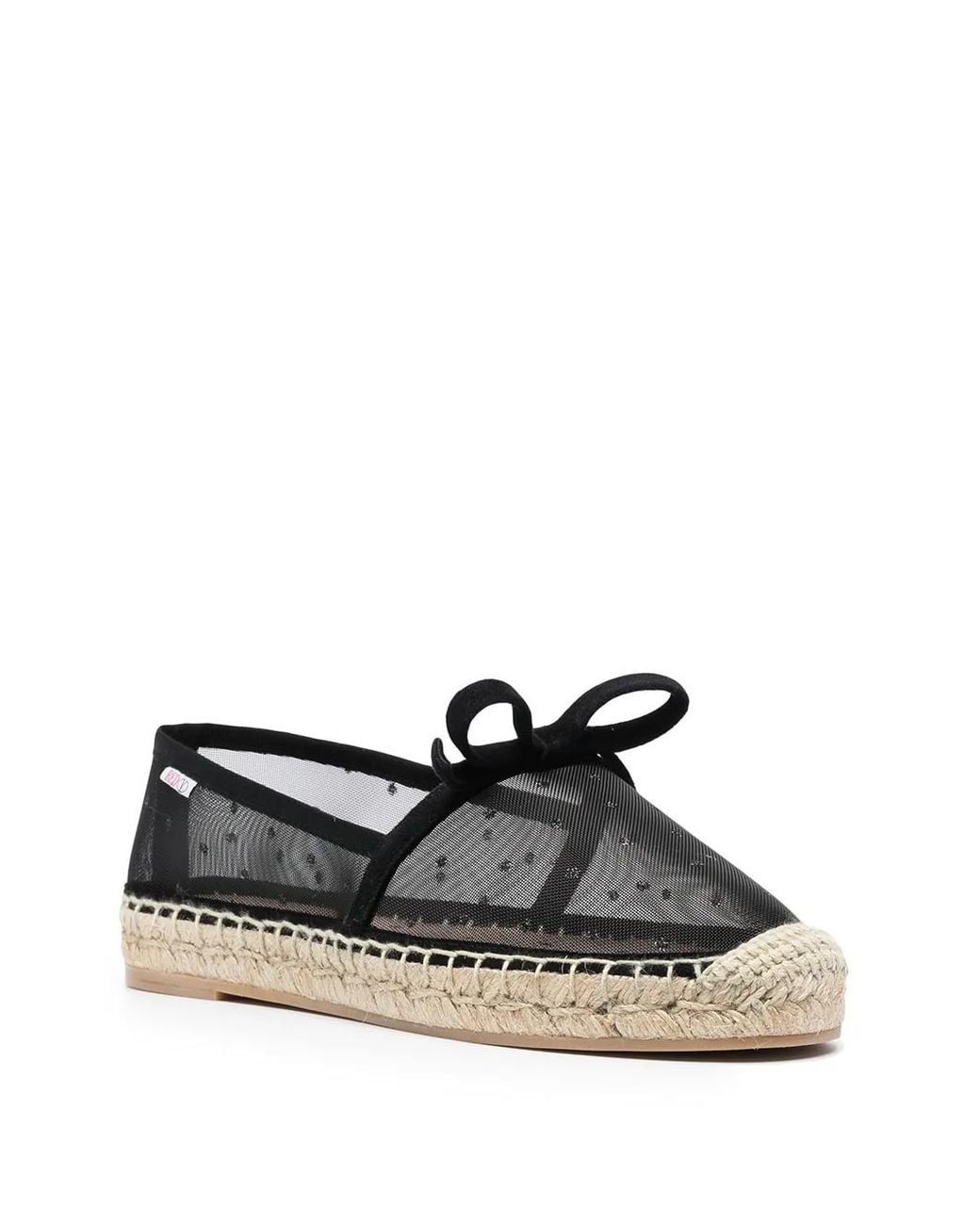 Red(v) Brown Point D'Esprit Espadrilles
